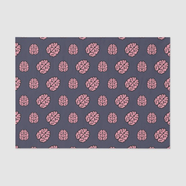 Great Minds Brain Pattern Tissue Paper (Front)