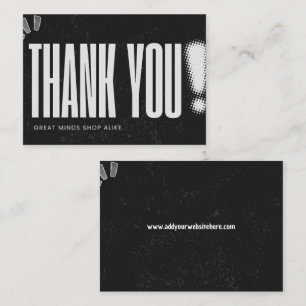 Great Minds Shop Alike. Customizable Thank You Note Card