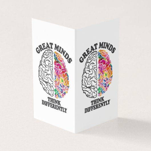 Great Minds Think Differently Brain (Outside)