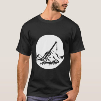 Great Mobile Crane Construction Machine T-Shirt