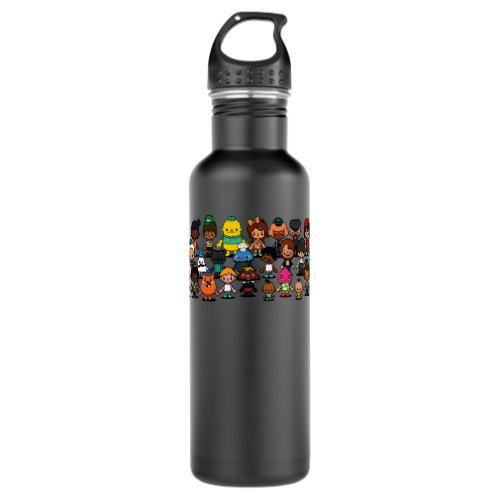 Great Model Manga Toca Boca Anime Gifts Movie Fans Stainless Steel Water Bottle