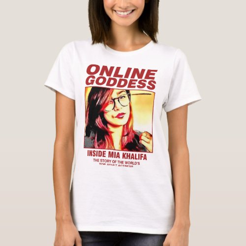 Great Model Mia Khalifa Awesome For Movie Fan T_Shirt