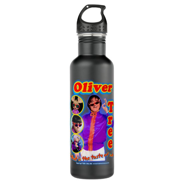 Great Model Oliver Tree Grafted In Of Life Stainless Steel Water Bottle (Front)