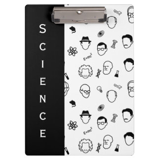 Great Modern Minds Line Art, Text - Editable Clipboard
