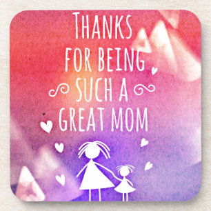 great mom beverage coaster