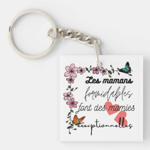 great moms make moms keychain