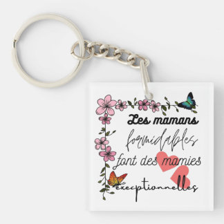 great moms make moms keychain