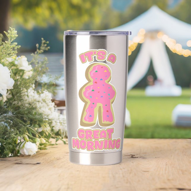 Great Morning Donut Meeple Board Game Art Insulated Tumbler (Wedding)