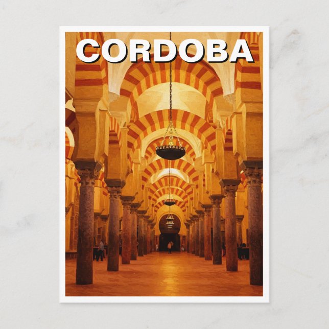 Great Mosque of Cordoba Spain Postcard (Front)