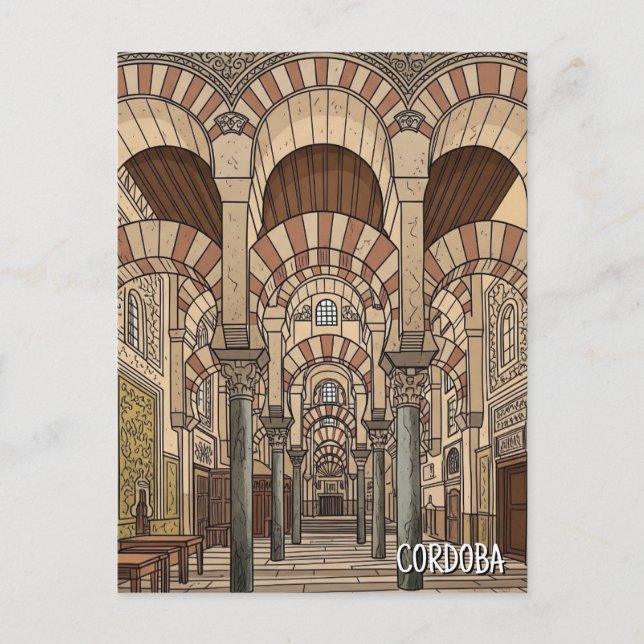 Great Mosque of Cordoba Spain Postcard (Front)