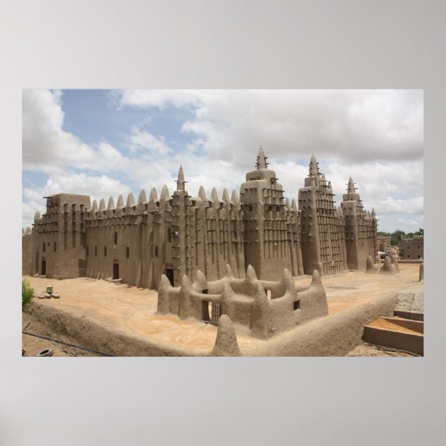 Great Mosque of Djenne Poster (Front)