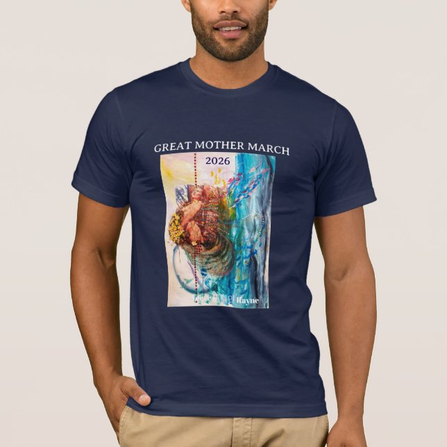 GREAT MOTHER MARCH Rebirth  T-Shirt (Front)