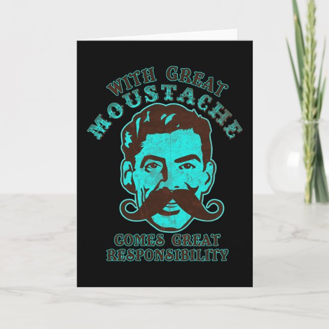 Great Moustache Card (Front)