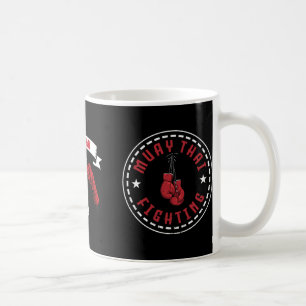 Great Muay Thai Fighting Design Mma Training Kickb Coffee Mug