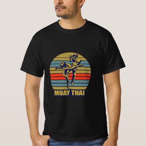 Great Muay Thai Kickboxing Martial Artist Thailand T_Shirt