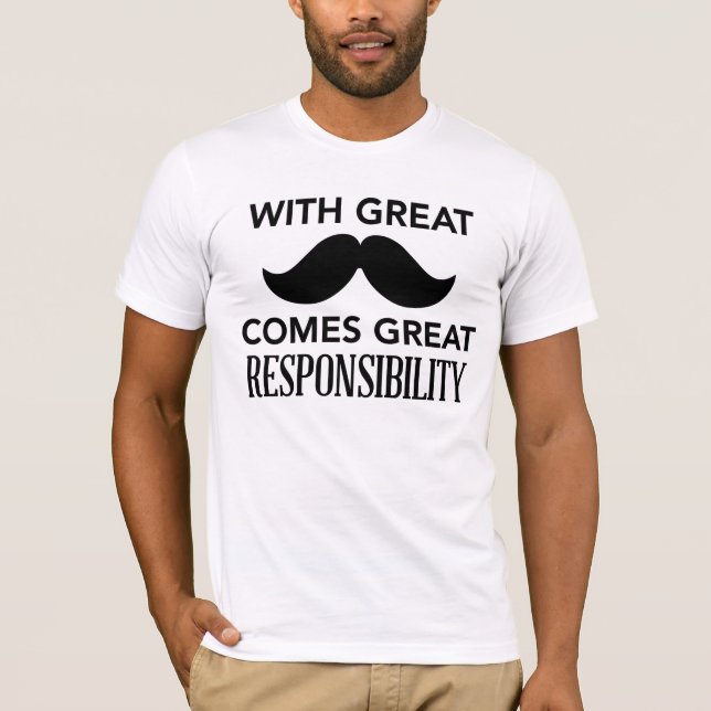 Great Mustache t-shirt for Father's day (Front)