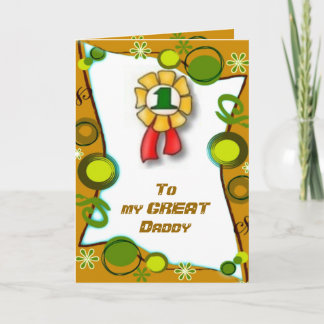 Great N.1 Father's Day Card