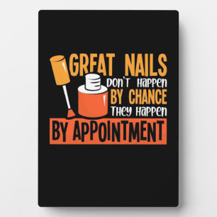 Great Nails By Chance By Appointment Plaque