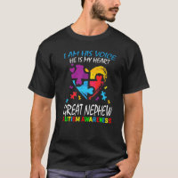 Great Nephew Autism Awareness Puzzle Piece Heart A