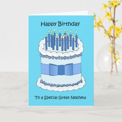 Great Nephew Happy Birthday Card | Zazzle
