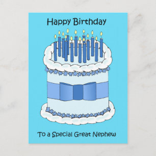 Great Nephew Happy Birthday Postcard
