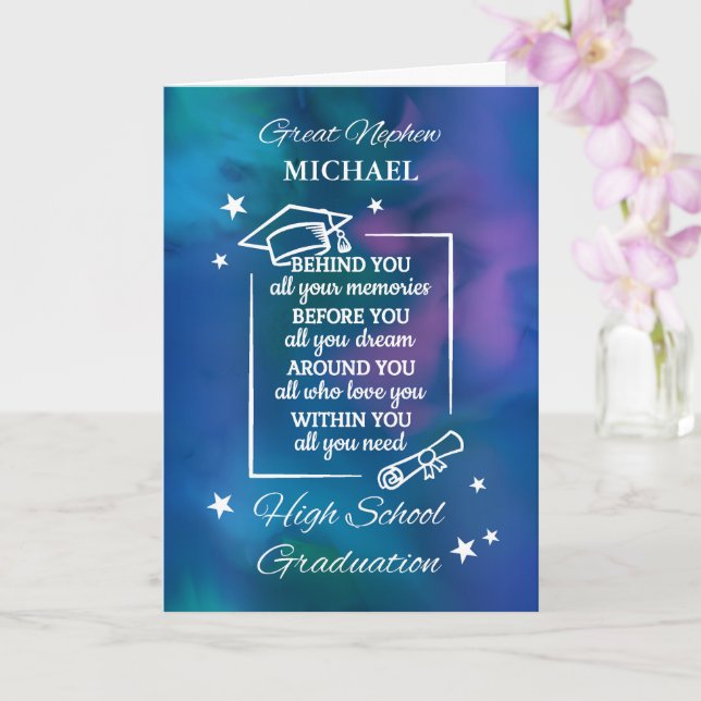 what to write in high school grad card American Greetings Graduation (All You've Accomplished) : American Greetings Home Great Nephew Personalize High School