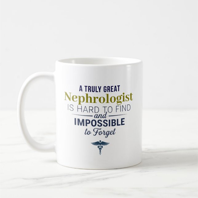 Great Nephrologist Personalized Name  Coffee Mug (Left)