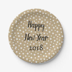 Great New Year Party Paper Plates