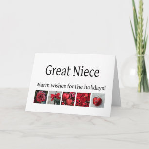 great niece Merry Christmas card