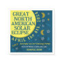 Great North American Solar Eclipse Apr 2024 Party Napkins