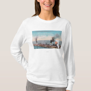 Great Northern Dock View, SS Dakota and T-Shirt
