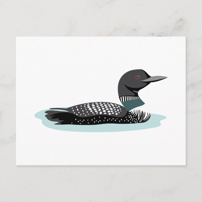 Great Northern Loon Postcard (Front)
