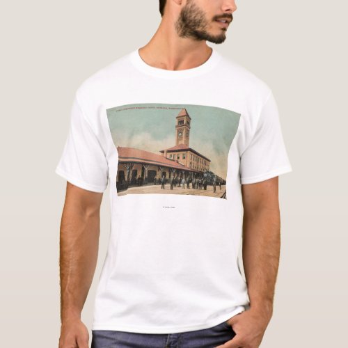 Great Northern Railroad Depot T_Shirt