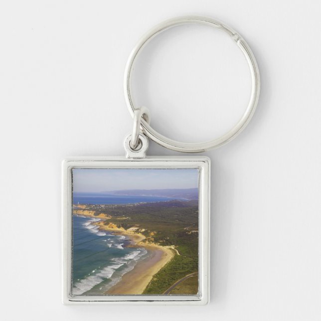 Great Ocean Road and Split Point Lighthouse, Keychain (Front)