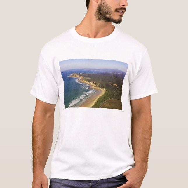 Great Ocean Road and Split Point Lighthouse, T-Shirt (Front)