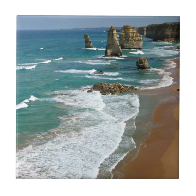 Great Ocean Road, Australia Ceramic Tile (Front)