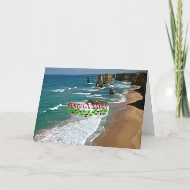 Great Ocean Road, Australia - Merry Christmas Card (Front)