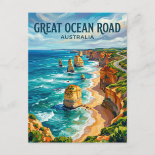 Great Ocean Road Australia Postcard