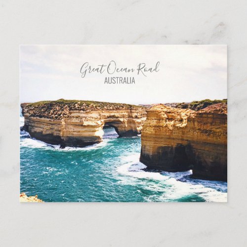 Great Ocean Road Victoria Australia travel Postcard