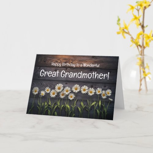 Great or Grandma or Grandmother Birthday Flowers