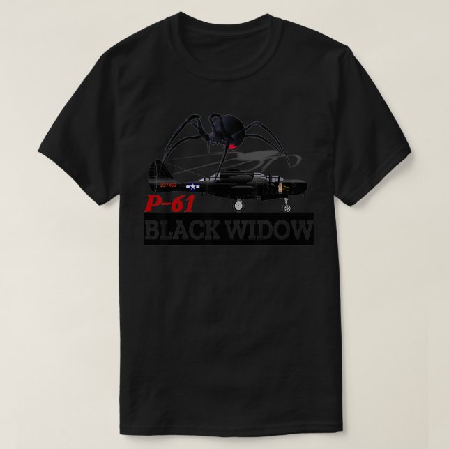 Great P61 Aviation t Perfect for airplane buffs  T-Shirt (Design Front)