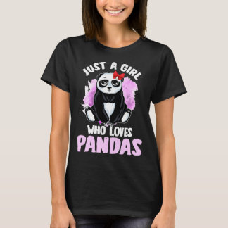 Great panda  for girls T-Shirt
