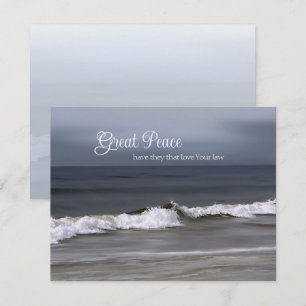 Great peace have they that love note card
