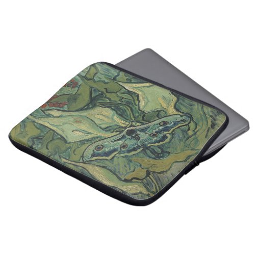 Great Peacock Moth by Vincent van Gogh Laptop Sleeve