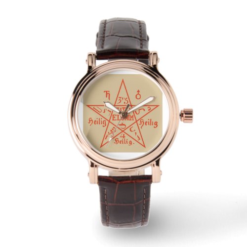 Great Pentagram of Moses Seal Womens Watch