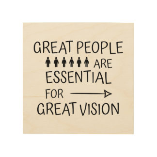 Great people Wall Art & Décor > Gallery Art > Wood
