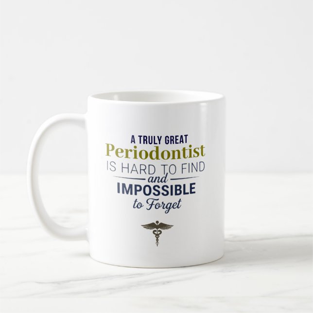 Great Periodontist Personalized Name Gift Coffee Mug (Left)