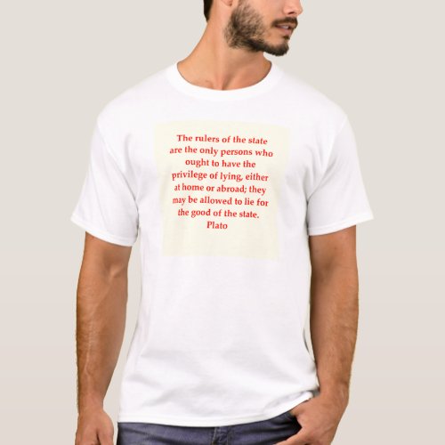 great plato quote T_Shirt