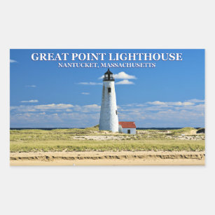 Great Point Lighthouse, Nantucket, MA Stickers