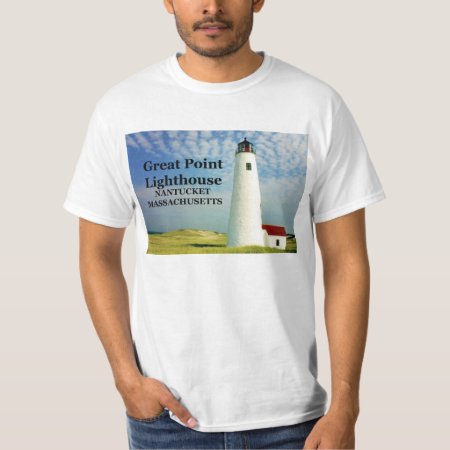 Great Point Lighthouse, Nantucket Ma T-shirt